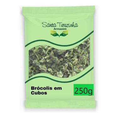 Imagem de Brócolis Desidratado Em Cubos Pacote 250g - Mundialho
