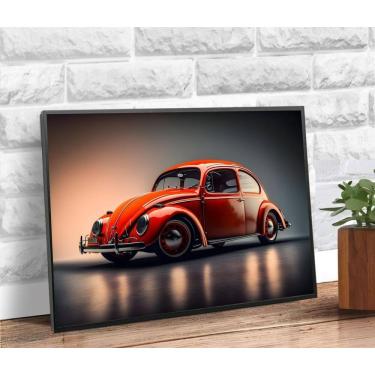 Imagem de Placa/Quadro Decorativo Fusca 40X60Cm Ps 2Mm