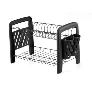 Imagem de Escorredor De Louças Duplo Desmontável Anti Ferrugem Premium