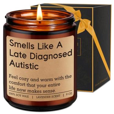 Imagem de Fairy's Gift Candle, presentes de autismo diagnosticado tardio para adultos autistas, presentes realmente autistas, conforto neurodivergente apresenta ideias, coisas engraçadas de aceitação de