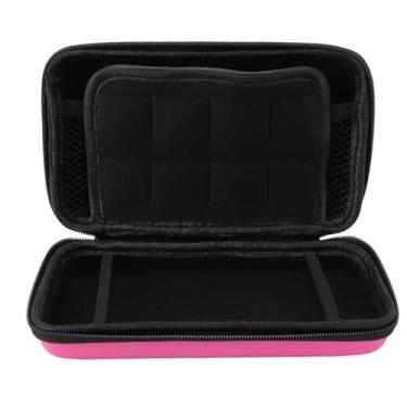 Imagem de ASHATA Caixa de Transporte para o 3Ds XL/New 2DS XL, Caixa de Viagem de Protetor de Proteção Rígida Com 8 Bolso Interno de Slot de Jogo para Novos 3Ds - Super NES Edition (Pinkish)