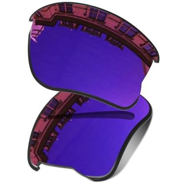 Imagem de Vonxyz Óculos de sol de substituição para Oakley Flak Jacket XLJ OO9009 - Violet MirrorCoat polarizado