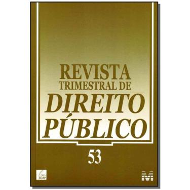 Imagem de Revista Trimestral De Direito Publico Ed. 53