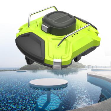 Imagem de Aspirador De Piscina AutomáTico De 30 W, Aspirador De Pó SubaquáTico Com Controle Inteligente, Robô Aspirador De Piscina, Profundidade MáXima De áGua: 2,5 M