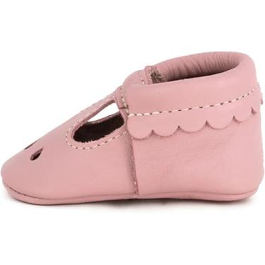 Imagem de Freshly Picked Mocassins Mary Jane de sola macia, sapatos para bebês/bebês, vários tamanhos e cores, Blush - Sola macia, 3-6 Meses