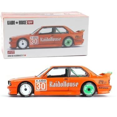 Imagem de Diecast Model Car Compatible with Kaido House x Mini GT 1:64 BMW M3 KAIDOHAUS V1 Orange Limited Edition KHMG177