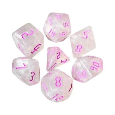 Imagem de Dados de RPG Fantasy Starlight - Design Retrô com Cores Incríveis, B04