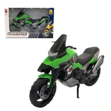 Imagem de Moto de Brinquedo Firenze 1200, Verde, 47cm x 30cm x 13,5cm, Material Polipropileno