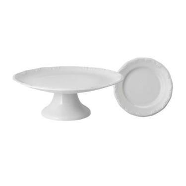 Imagem de Prato para Bolo c/ pé Pomerode 27cm - Porcelana Schmidt