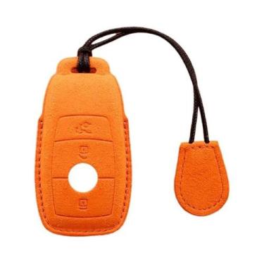 Imagem de Capa De Chaveiro De Couro Mercedes Benz Para a C E S G Classe GLC CLE 