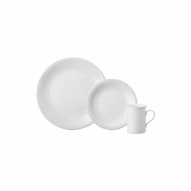 Imagem de Serviço de 18 Peças com Caneca em Porcelana, Modelo Voyage Coup, Redondo, Porcelana Schmidt