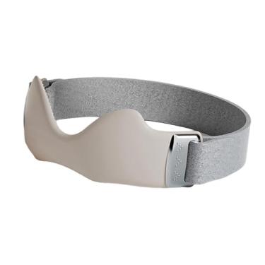 Imagem de Zialofi Joelheira de silicone para patela, faixa esportiva para joelhos, respirável, suporte para joelho, para caminhadas, agachamentos, saltadores, idosos, Cinza