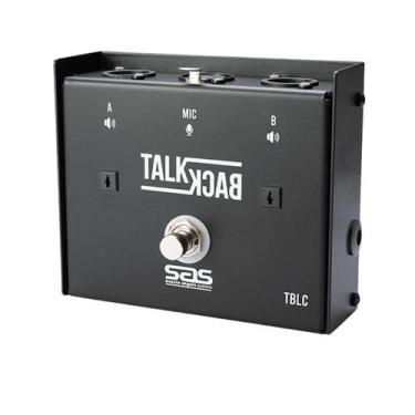 Imagem de Pedal TalkBack com Led com Trava TBLC Preto - Santo Angelo