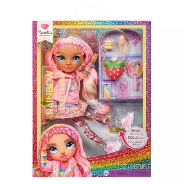 Imagem de Rainbow High Sparkle & Shine Fashion Dolls - ROSETTA (Rosa)