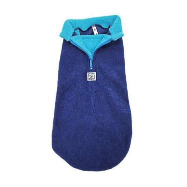 Imagem de Agasalho para Cachorro Pickorruchos Jacquard Caribe Azul - Tamanho 10