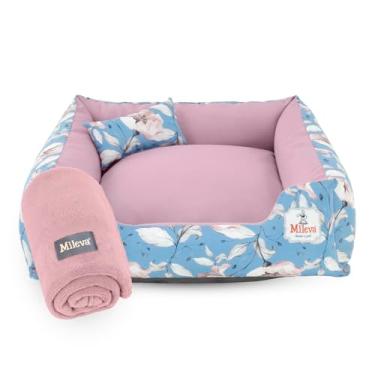 Imagem de Cama Pet Oxford + manta 03 Peças - Coleção Jardine - Basic 1 (60x60 cm, Camponesa)