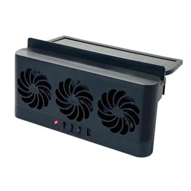 Imagem de Generic Ventilador de ventilador de carro Ventiva USB Compact Universal Fácil de instalar ventilação Ventilador de resfriamento de carros para automóveis, Preto