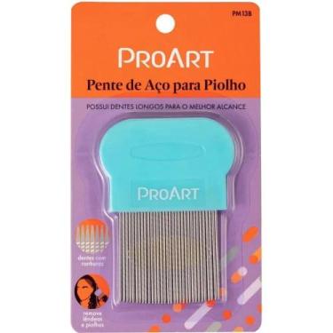 Imagem de Pente de Aço Inox ProArt Para Tirar Piolho