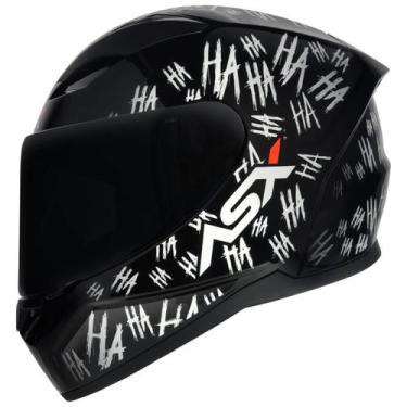 Imagem de Capacete Moto HAHA Novo Axxis ASX City Fun Preto Lançamento, Preto, 60