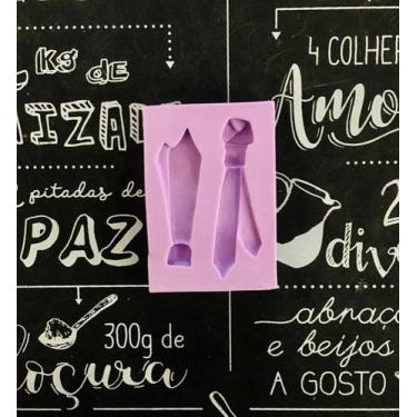 Imagem de Molde de silicone gravatas confeitaria biscuit f501 - CM