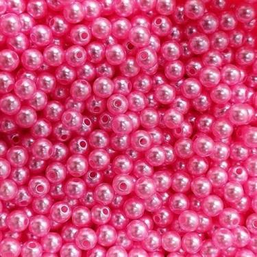 Imagem de PÉROLA DE ABS LISA Nº 05 20G PEROLA 5MM - LADEIRA BIJUTERIAS, ROSA MÉD