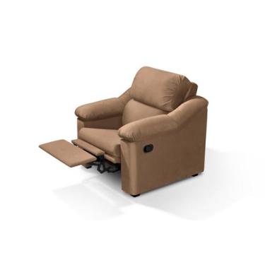 Imagem de Poltrona Líbano  Retrátil e Reclinável - Best Mobília, Linho Terracota