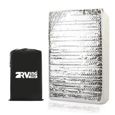 Imagem de RVINGPRO Isolador de claraboia para trailer, isolamento de ventilação para trailer de 14" x 22" dentro do trailer, com bolsa de armazenamento