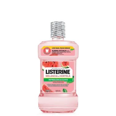 Imagem de Enxaguante Bucal Listerine Melancia & Hortelã Sem Álcool 1L