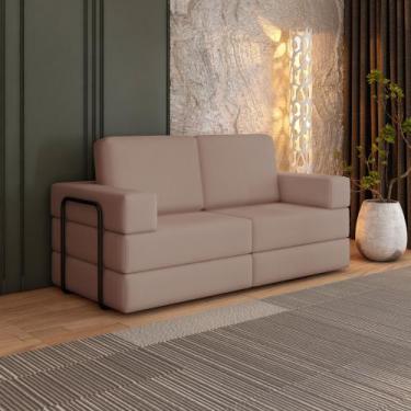 Imagem de Sofá Cama à Vácuo 2 Lugares Linha Modular Flip Magic - Arte Cúbica Est