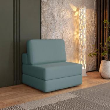 Imagem de Sofá Cama à Vácuo 1 Lugar Linha Modular Flip Magic - Arte Cúbica Estof