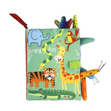 Imagem de Crianças 3d Animal Tails Cloth Book Baby Puzzle Brinquedo de aprendiza