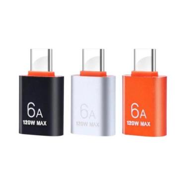 Imagem de Adaptador OTG USB-C Masculino Para Tipo-C Feminino 120W NNBILI, Conver