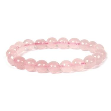 Imagem de Justinstones Pulseiras elásticas de pedras preciosas naturais de cristal curativo de 8 mm de forma livre com contas de seixos Reiki Yoga Ansiedade 16,5 cm, Cristal Pedra preciosa, Quartzo