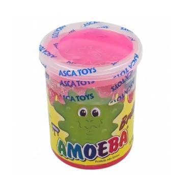 Imagem de Slime Amoeba Atoxica – Brinquedo Divertido, Sensorial e Anti-Estresse – Massinha Estica, Modela e Relaxa – Crianças acima de 3 anos (Rosa)