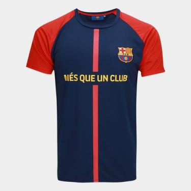 Imagem de Camiseta Barcelona Masculina - Balboa, Marinho, Vermelho, G