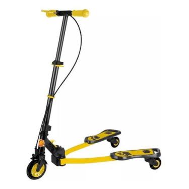 Imagem de Patinete Frog New Radical Trinet 3 Rodas Dm Toys, Amarelo