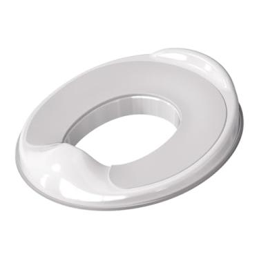 Imagem de simhoa Assento sanitário para viagem, almofada confortável para economizar espaço, assento para treinamento de penico, capa para banheiro para crianças em, Cinza