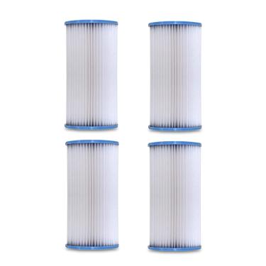 Imagem de Volca Spares Cartucho de filtro de substituição tipo A ou C 29000e para piscinas INTEX Easy Set Acima do solo, compatível com bombas Krystal Clear C1000 C1500, pacote com 4