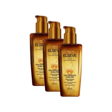 Imagem de Kit Óleo Capilar Extraordinario Elseve 3 Un
