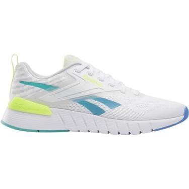 Imagem de Reebok Tênis masculino Nano Gym, Branco Unleashedgrn Kineticblue, 44