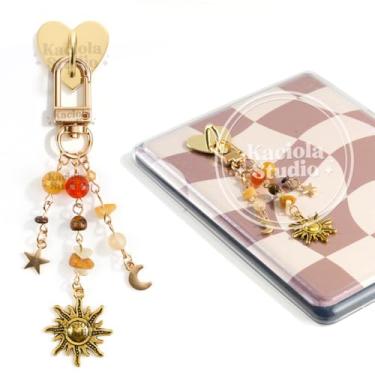 Imagem de Kaciola Correntes para Kindle, Boho Sun Pingente Bonito E-reader Pulseiras de Berloque para Telefone, Acessórios Presente para Leitores, Amantes de Livros, Mulheres, Homens, Berloques Compatíveis com