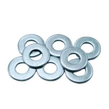 Imagem de Arruela Lisa Zincada 100 Peças - WM Fasteners, 5/16