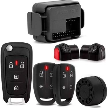 Imagem de Kit Alarme Automotivo Pósitron Cyber Fx360 Universal + Chave