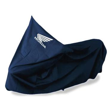 Imagem de Capa Para Moto Honda 100% Impermeável Modelos Cor Azul