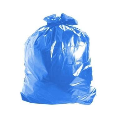Imagem de Saco De Lixo 60 Litros Pacote C - 100 Azul