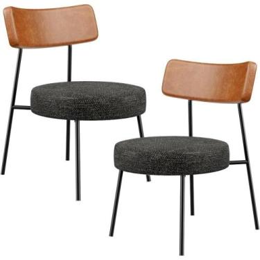 Imagem de Kit 02 Poltronas Decorativas Sala De Estar Fixa Londres L02 material s