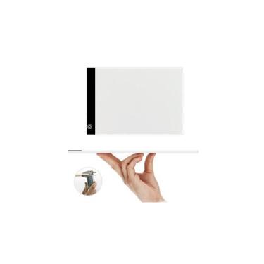 Imagem de Prancha de desenho de tatuagem de mesa de luz digital tamanho A4 - Lig