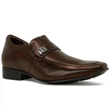 Imagem de Sapato Masculino Social Couro Legitimo Detroit Air Jota Pe 79502 Dark Tan 44-Masculino