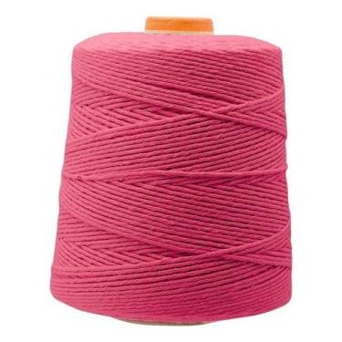 Imagem de Barbante Pluma 600g Colorido Fio 6 / Fio 8, Melancia Fio 06 Cor 35