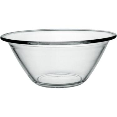 Imagem de SALADEIRA BOWL TIGELA HOME&CO VIDRO 13x29x29cm TRANSPARENTE